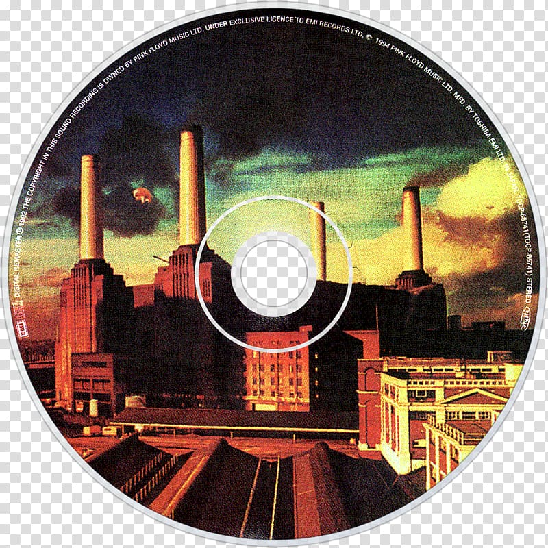 Battersea Power Station Animals Pink Floyd More Phonograph record, Pinkfloyd transparent background PNG clipart