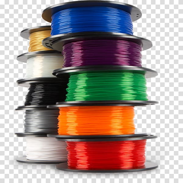 3D printing filament Polylactic acid Lyman filament extruder, printer transparent background PNG clipart