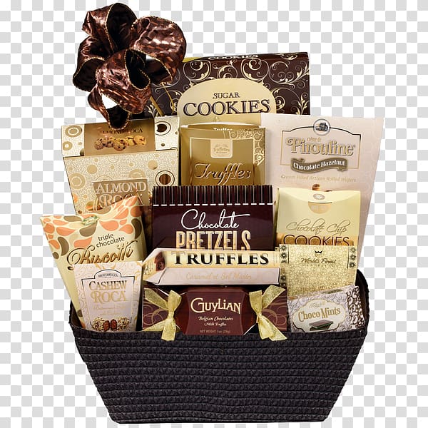Food Gift Baskets Chocolate Floristry, gift transparent background PNG clipart