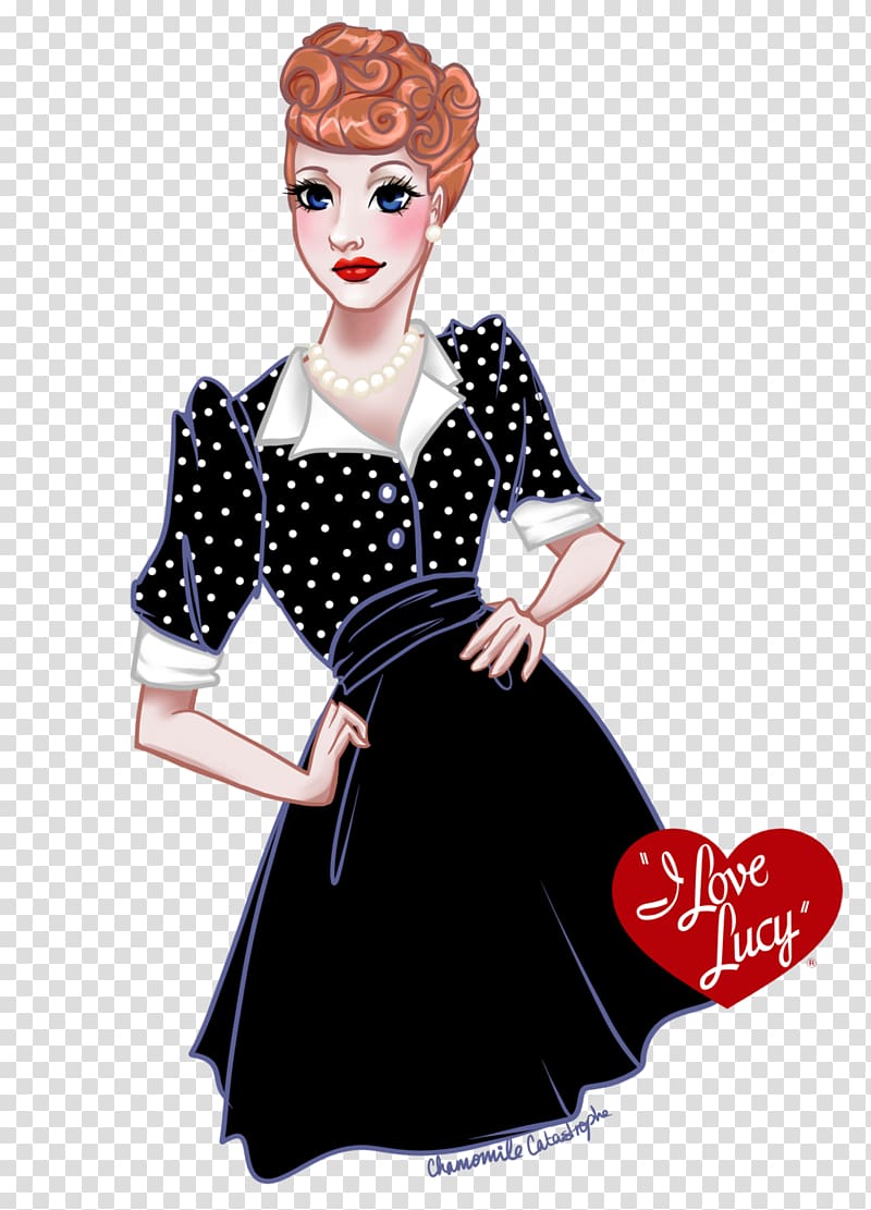 Lucille Ball I Love Lucy Hollywood Polka dot Actor, i love lucy transparent background PNG clipart