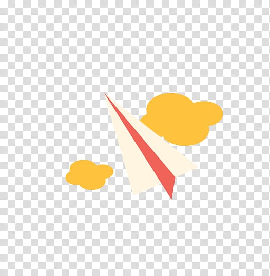 Airplane Paper plane, Cartoon paper airplane transparent background PNG clipart