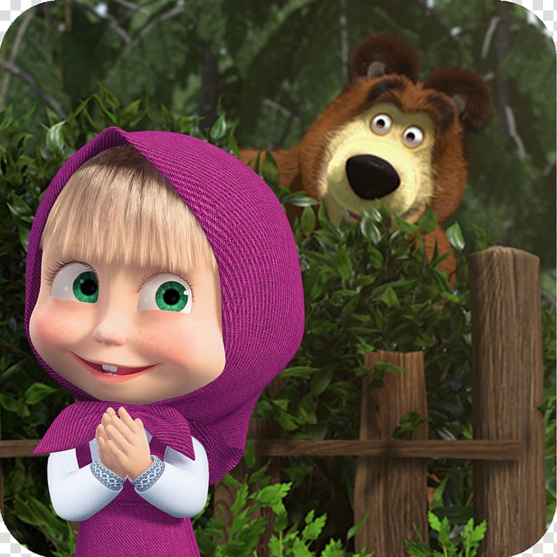 Masha and the Bear Animated film Magic, bear transparent background PNG clipart