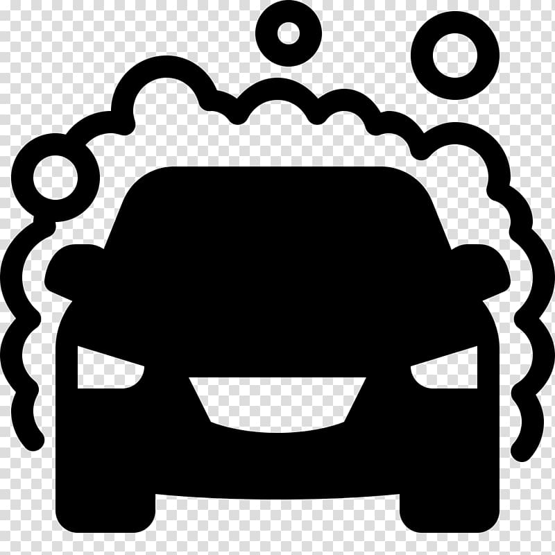 washing car clip art black and white