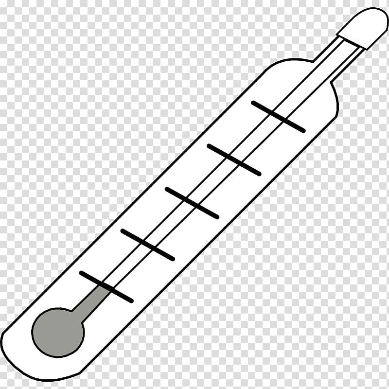 thermometer clip art black and white