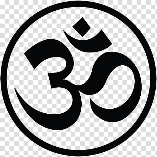 Om Symbol Ohm Hinduism, Om, monochrome, religious Symbol, black png