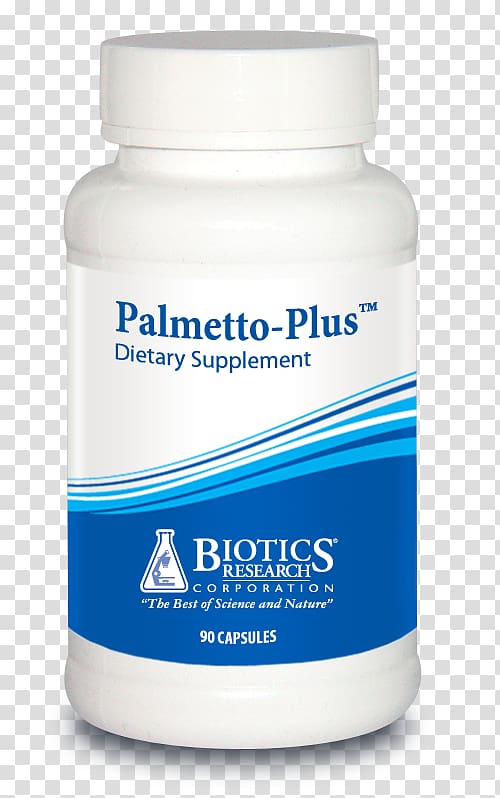 Dietary supplement Biotics Research Corporation Capsule B vitamins, Saw Palmetto transparent background PNG clipart