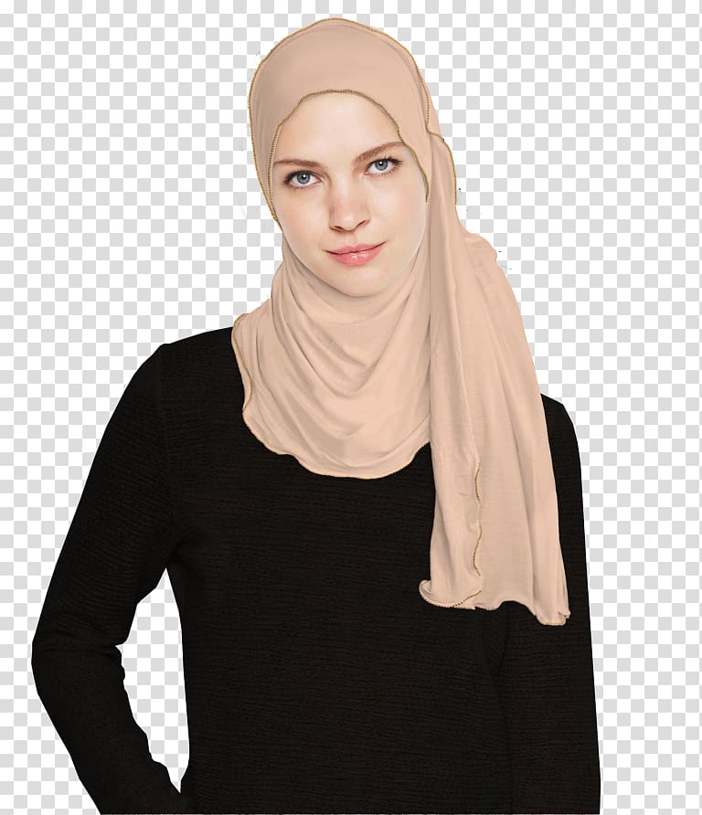 T-shirt Hijab Jersey Pink Green, T-shirt transparent background PNG clipart