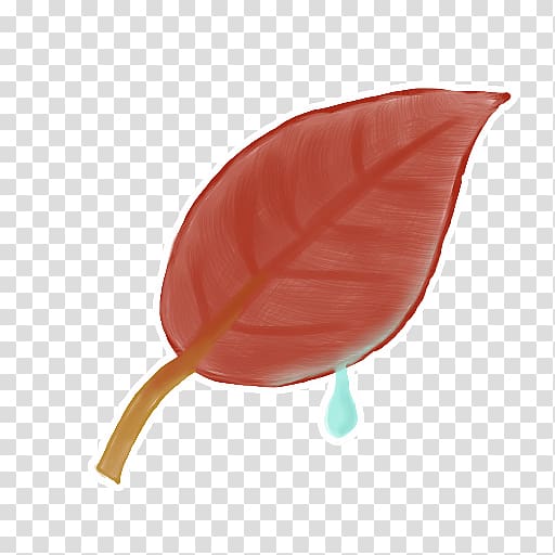 red leaf with water dew, petal plant leaf red, Leaf transparent background PNG clipart