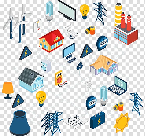 Microgrid Architecture Energy, design transparent background PNG clipart