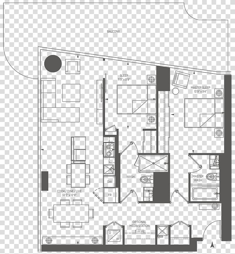 Floor plan One Bloor Bloor Street East House Apartment, house transparent background PNG clipart