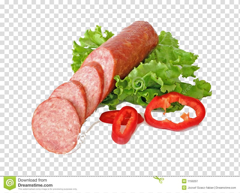 Sausage Salami Ham Barbecue Meat, sausage slice transparent background PNG clipart
