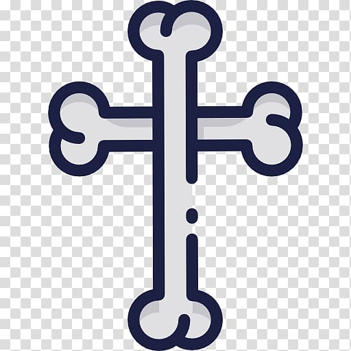 Computer Icons Cross Eastern Orthodox Church , Skull Crossbones transparent background PNG clipart