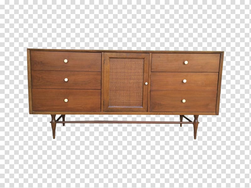 Buffets & Sideboards Credenza Danish modern Furniture Drawer, Midcentury Modern transparent background PNG clipart