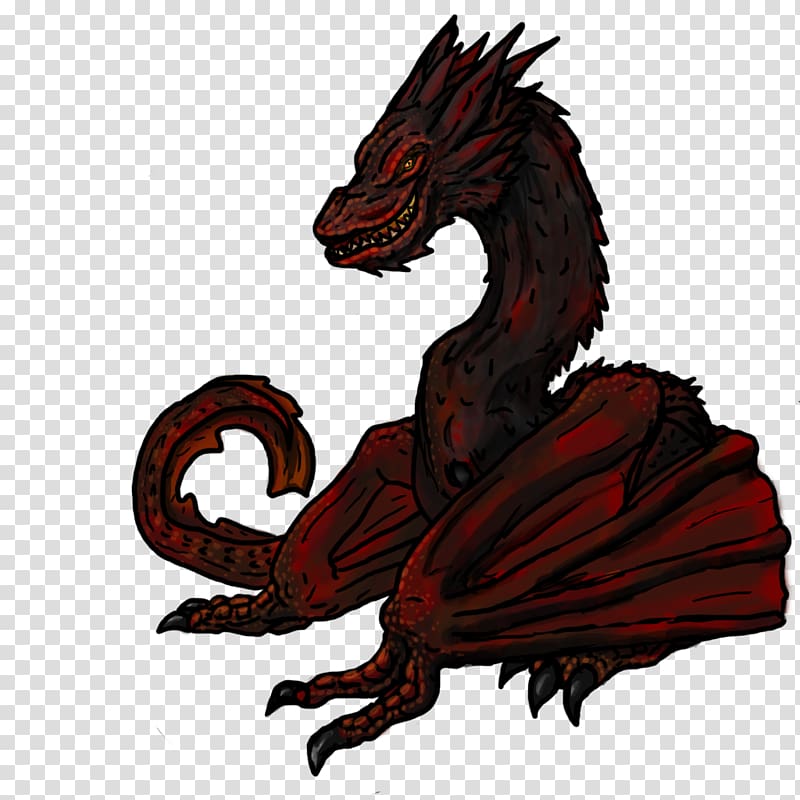 Smaug Drawing The Hobbit Dragon, dragon transparent background PNG clipart