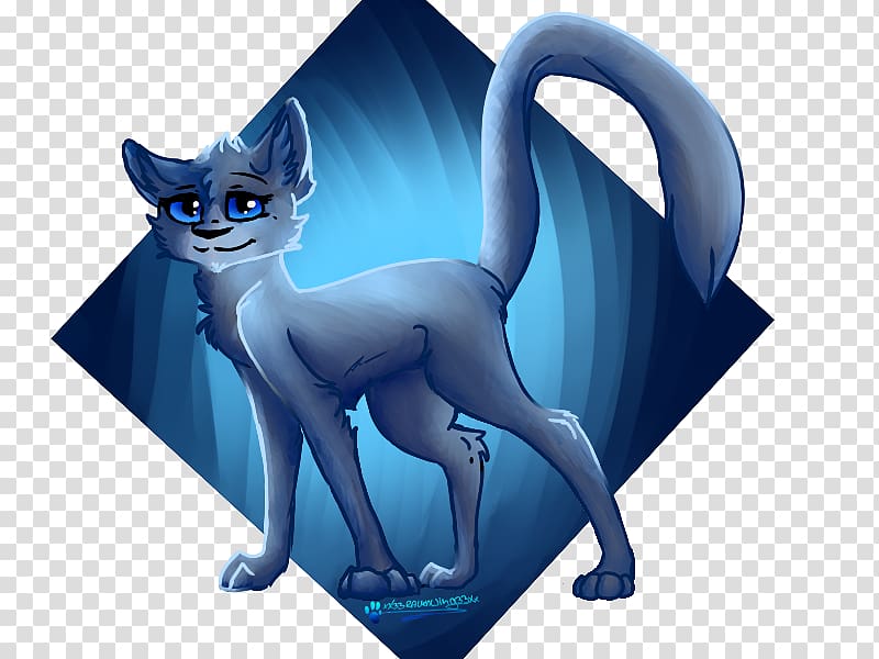 Cat Bluestar\'s Prophecy Warriors Kitten, shading transparent background PNG clipart