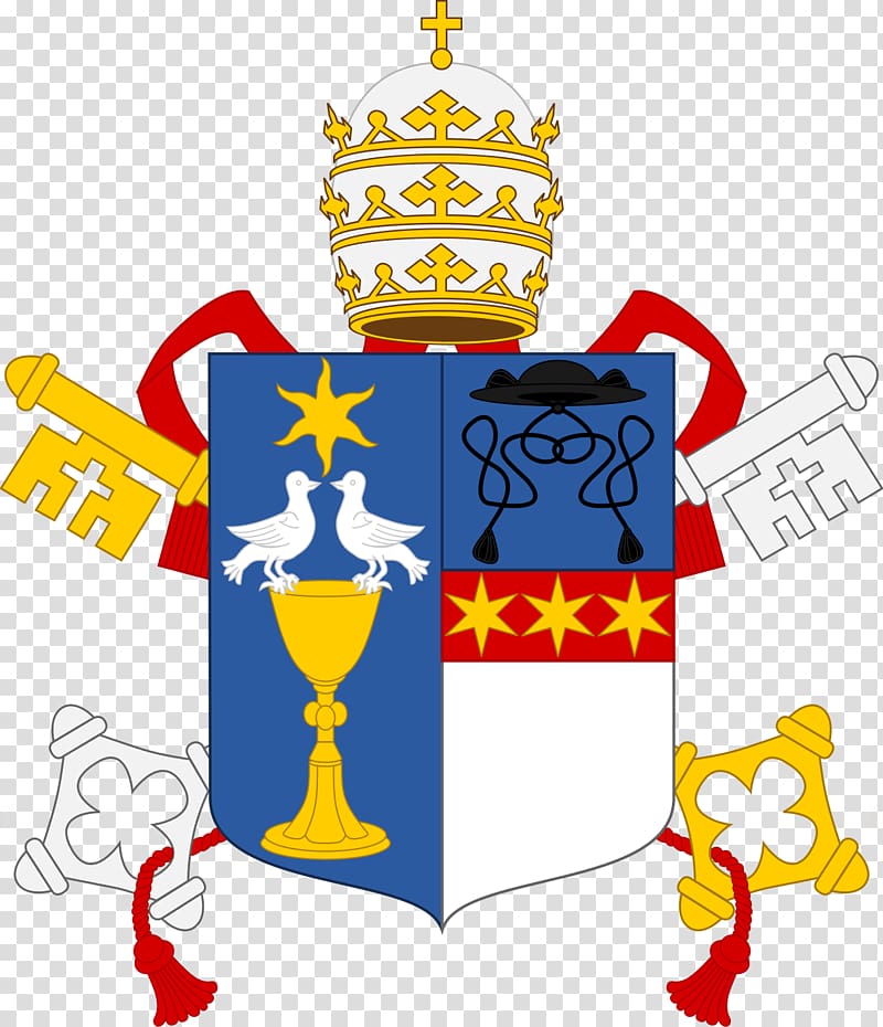 Vatican City Papal coats of arms Coat of arms Pope Catholicism, chief hat transparent background PNG clipart
