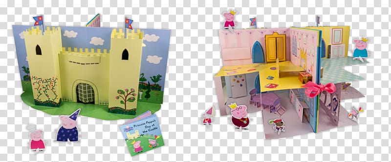 Peppa Pig's Pop-Up Princess Castle Toy Plastic, toy transparent background PNG clipart