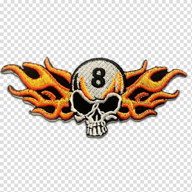Motorcycle club Calavera Skull Clothing, Biker patch transparent background PNG clipart