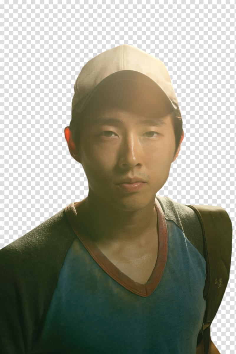 Steven Yeun The Walking Dead, Season 1 Glenn Rhee Carl Grimes, glen death transparent background PNG clipart