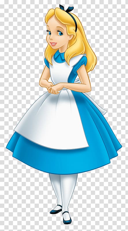 Alice from Alice in Wonderland illustration, Alice Standing transparent background PNG clipart