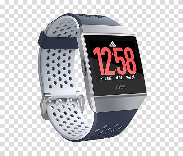 Fitbit Ionic Smartwatch Adidas, hanging edition transparent background PNG clipart