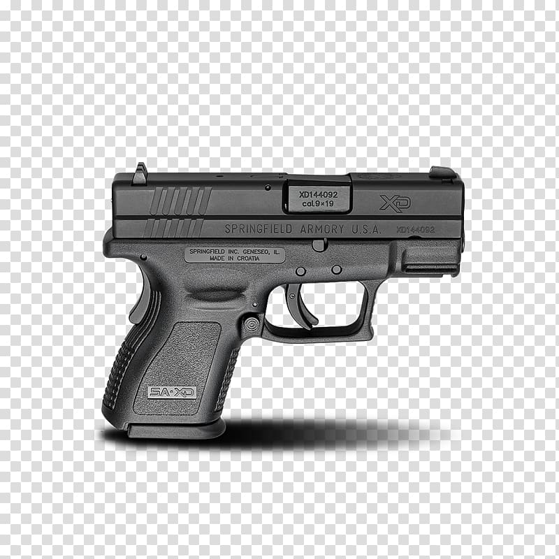 Springfield Armory XDM HS2000 .40 S&W Firearm, Handgun transparent background PNG clipart