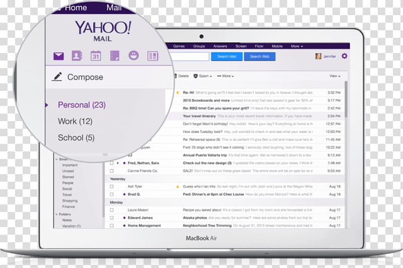 Yahoo! Mail Email Gmail Outlook.com, email transparent background PNG clipart