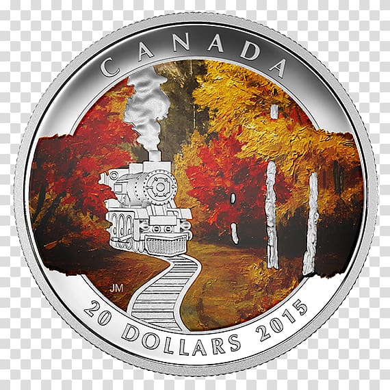 Canada Silver coin Silver coin United States twenty-dollar bill, metal coin transparent background PNG clipart