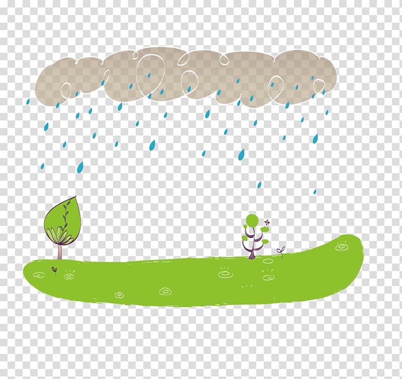 Balloon Lonely Child Illustration, Silent spring rain material transparent background PNG clipart