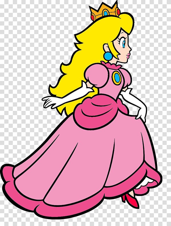 Super Princess Peach Super Mario Bros. Video Games, peach white kd shoes transparent background PNG clipart