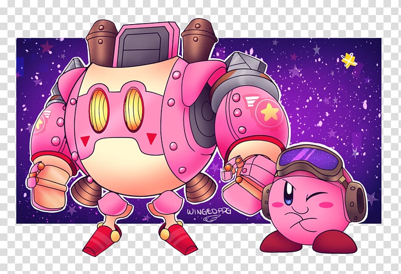 Kirby: Planet Robobot Kirby 64: The Crystal Shards Fan art, Kirby transparent background PNG clipart