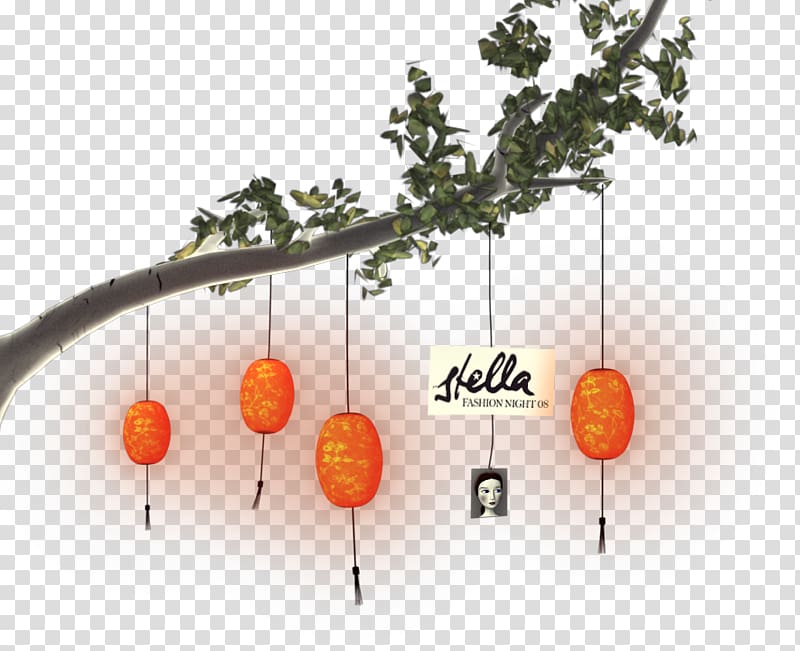 Tree, night light effect chandelier transparent background PNG clipart