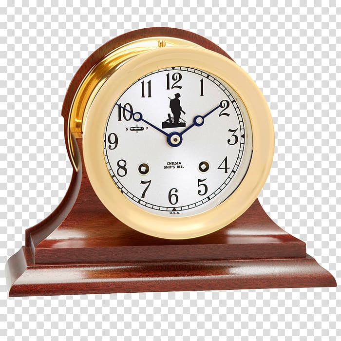 Chelsea Clock Company Ship\'s bell, nautical clocks transparent background PNG clipart