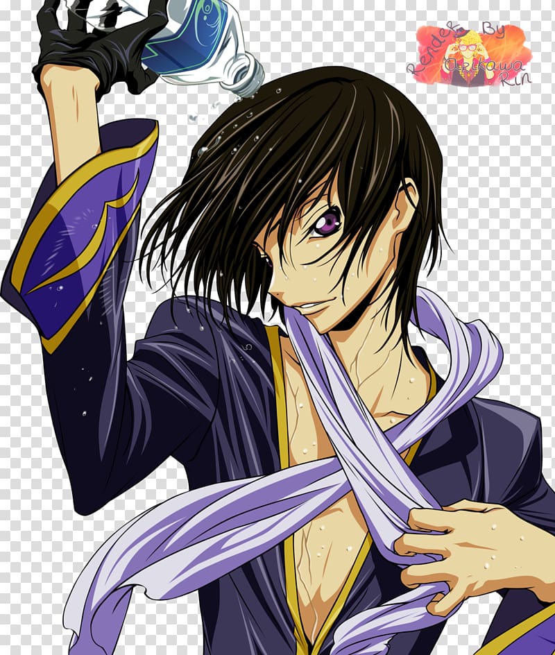 Lelouch Lamperouge Suzaku Kururugi Mangaka Anime, Code Geass transparent background PNG clipart