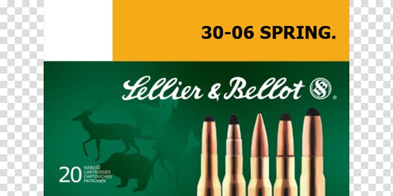 .30-06 Springfield Sellier & Bellot Full metal jacket bullet Ammunition Grain, ammunition transparent background PNG clipart