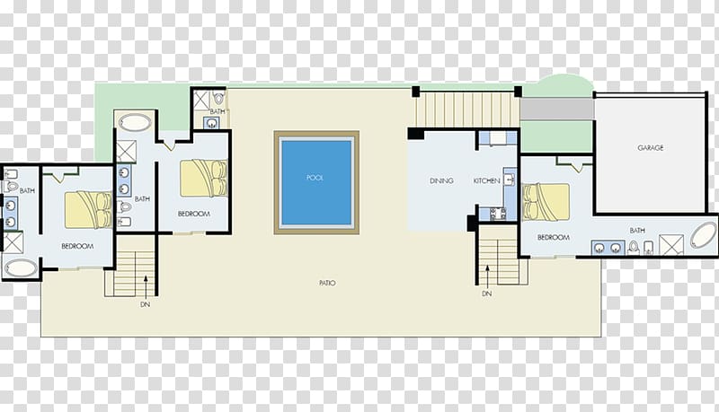 Floor plan Line, luxury villas transparent background PNG clipart