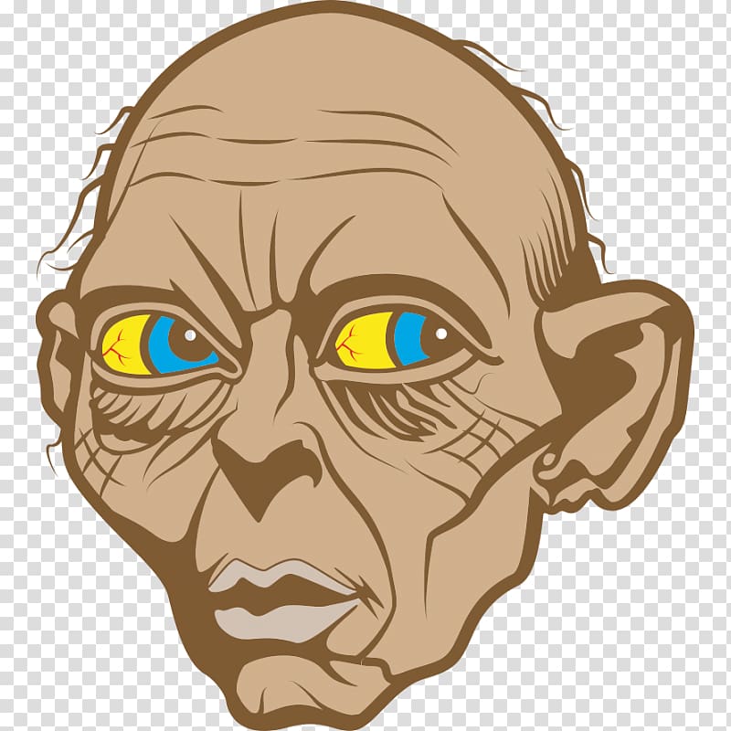 Gollum Character The Lord of the Rings, gollum transparent background PNG clipart