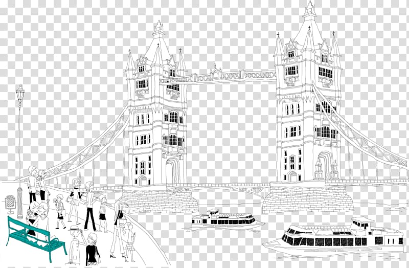 Tower Bridge , British Tower Bridge transparent background PNG clipart