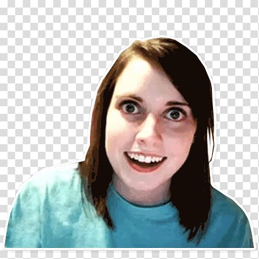 Overly Attached Girlfriend Social media Internet meme, social media transparent background PNG clipart