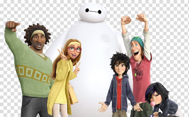 Hiro Hamada Tadashi Hamada Baymax GoGo Tomago Honey Lemon, others transparent background PNG clipart