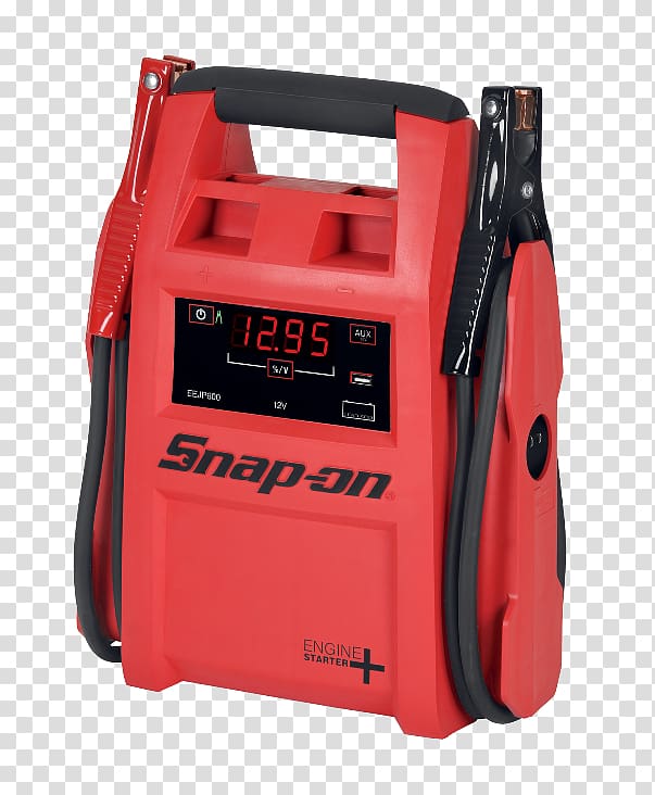 Snap-on Battery charger Hand tool Car Jump start, car transparent background PNG clipart