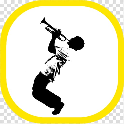 Trumpeter Silhouette Dj One two Musician, Trumpet transparent background PNG clipart
