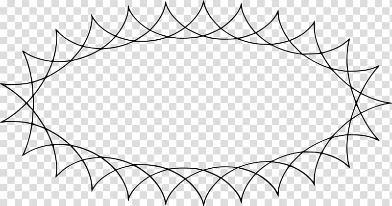 Roulette Curve Circle Spirograph Point, Hypotrochoid transparent background PNG clipart