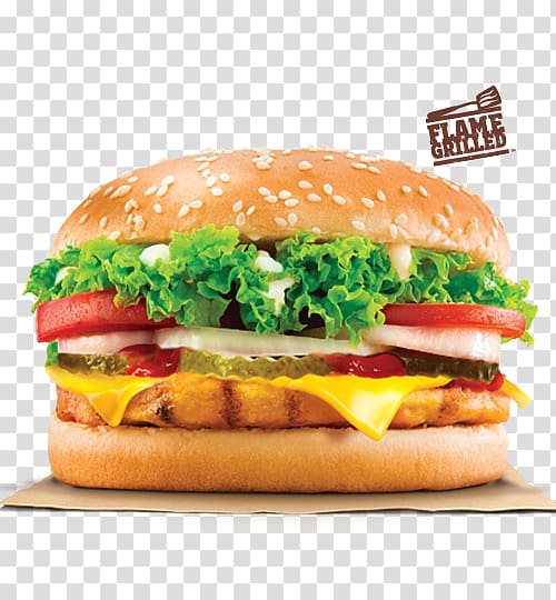 Cheeseburger Whopper Hamburger McDonald\'s Big Mac Ham and cheese sandwich, burger king transparent background PNG clipart