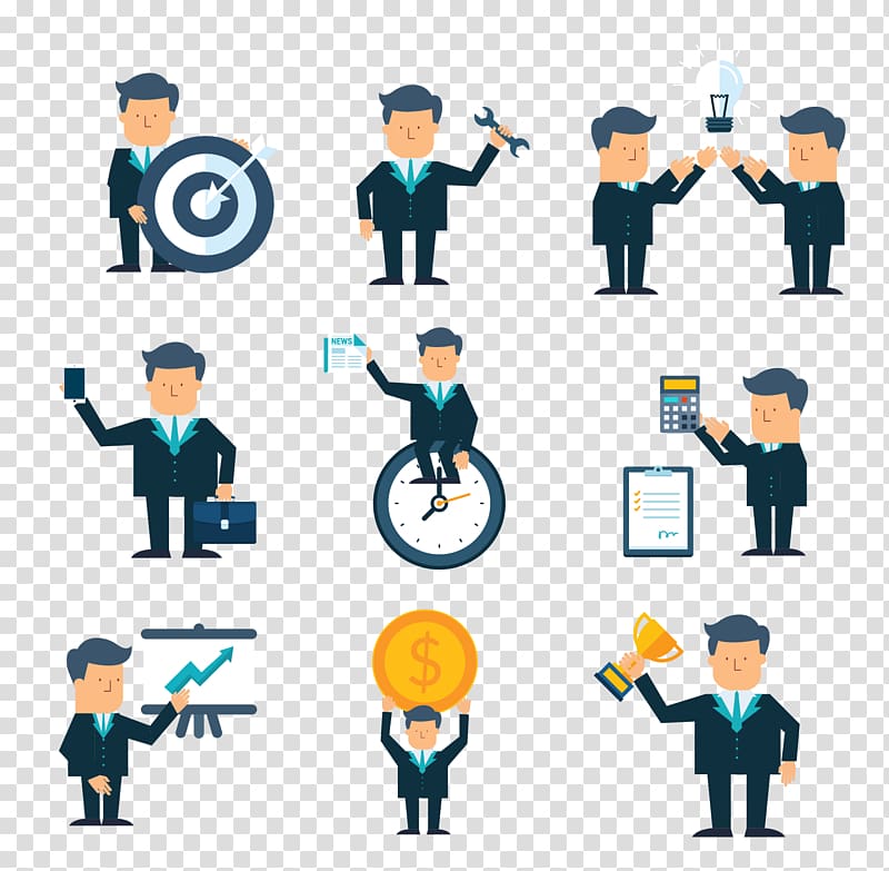 Businessperson Icon, Business man transparent background PNG clipart