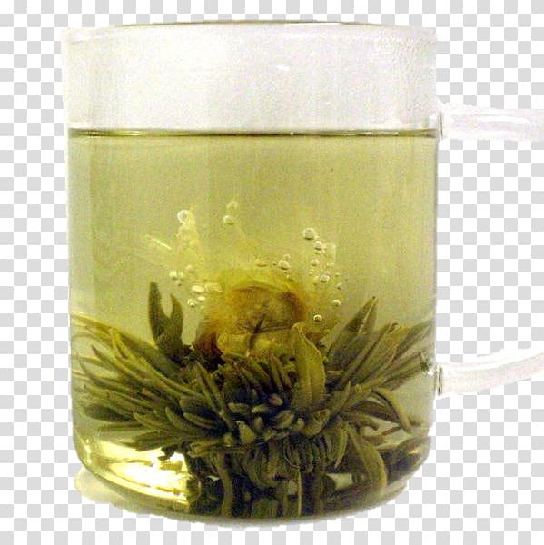 Flowering tea Oolong Longjing tea Biluochun, jasmine tea transparent background PNG clipart