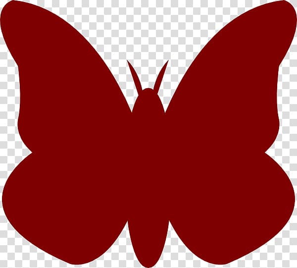 Nymphalidae B&Q Butterfly Maroon , bright transparent background PNG clipart