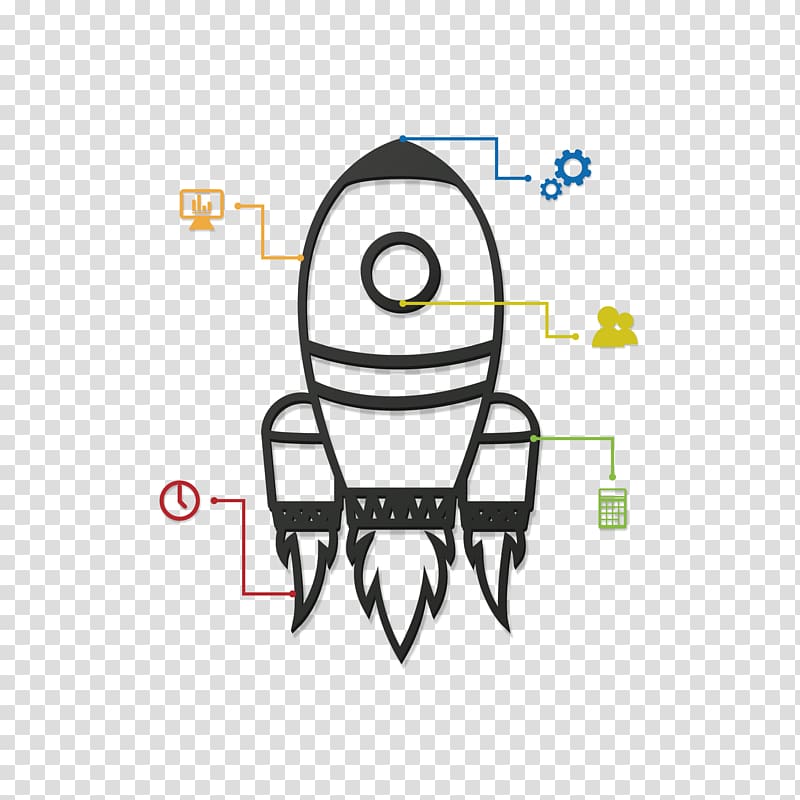 Infographic Rocket, rocket transparent background PNG clipart