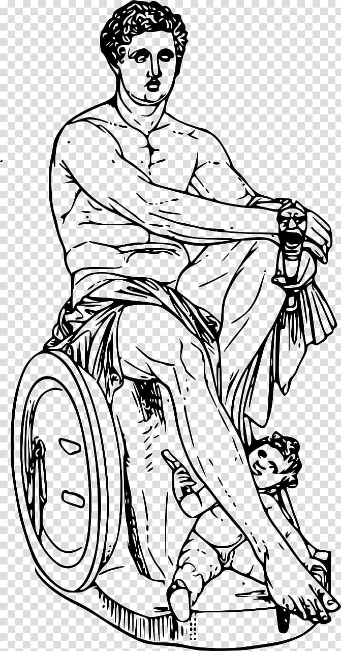 Ludovisi Ares Hades Zeus Hephaestus, Greek mythology transparent background PNG clipart