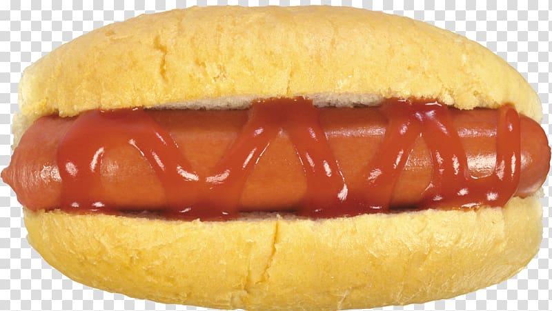 Hot dog Hamburger Breakfast sandwich Fast food Junk food, Hotdog transparent background PNG clipart